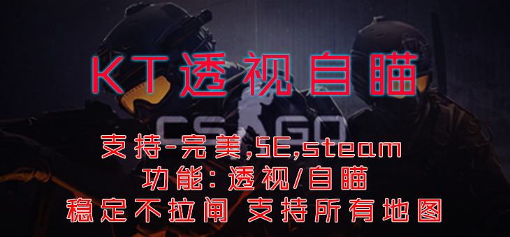 CSGO-KT透视自瞄-支持-5E-s